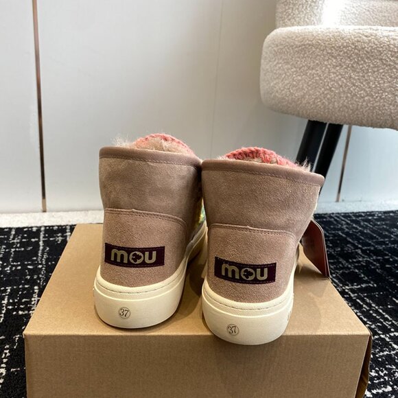 Mou Eskimo Mini Series Ethnic Round-Toe Women's Snow Boots - Picture 8 of 9